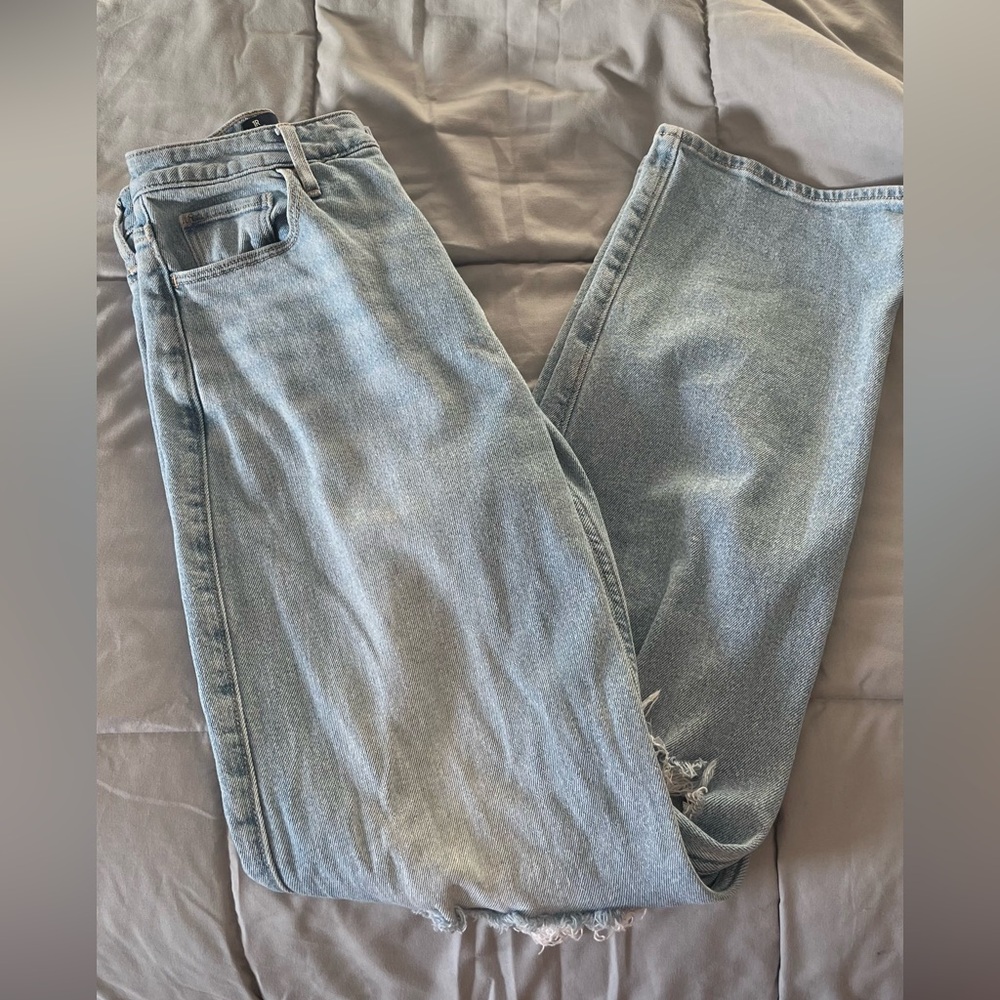 Blue ripped jeans - Hollister